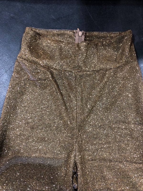 Photo 1 of [Size S] Ladies Pearly Metallic Stretch Waist Pants