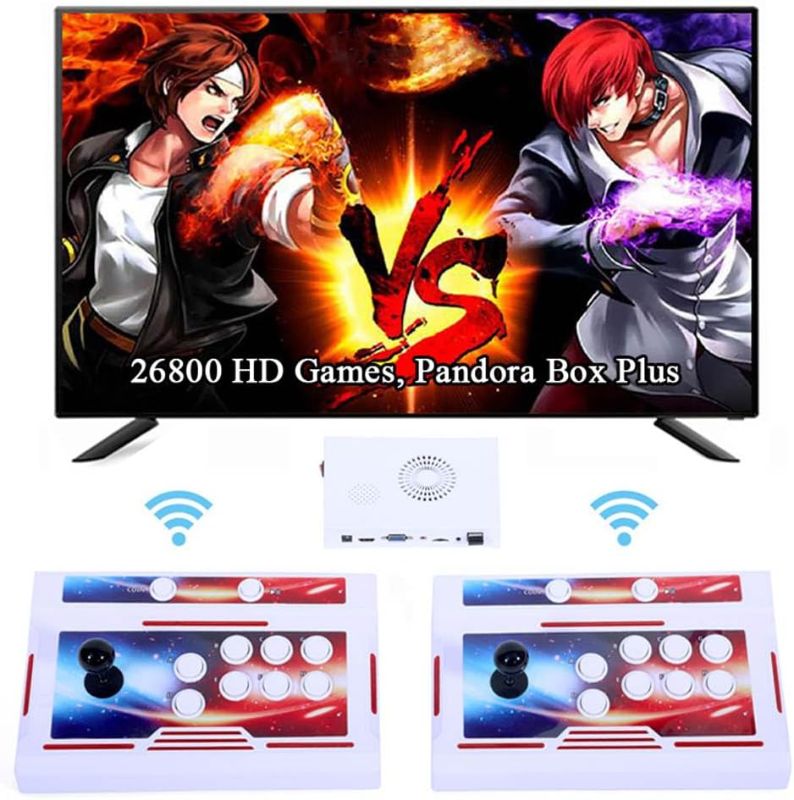 Photo 1 of *REMOTES ONLY** 26800 in 1 Wireless Pandora Box 60S Bluetooth Arcade Games Console,1280X720 Display,3D Games,Search/Save/Hide/Pause Games,1-4 Players … …
