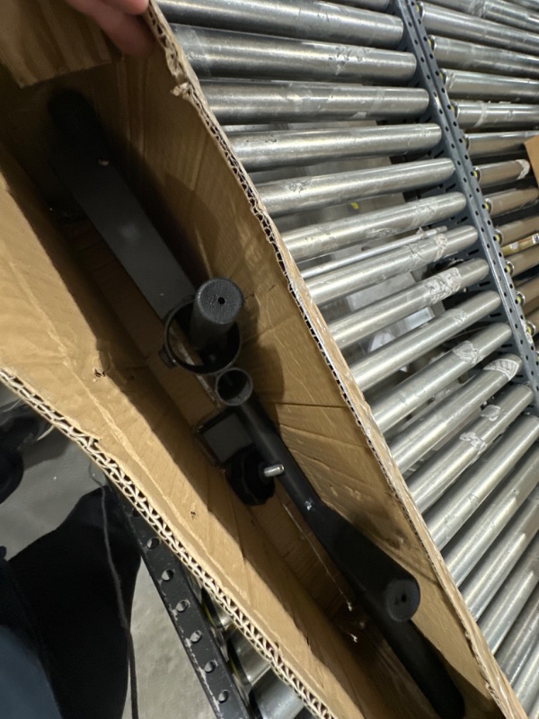 Photo 1 of T Bar Row Multi-Grip Handle Bar Attachment with Rubber Grip For Landmines and 1 2 Inch Olympic Barbell Weight Bar Home Gym Equipment Lateral Exercise Triceps Lats to Build Back Arm Shoulder Muscles Four Bar