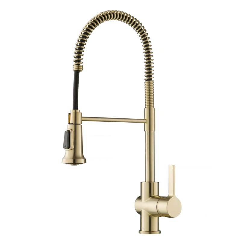 Photo 1 of Kraus Britt™ Commercial Style Kitchen Faucet in Spot Free Antique Champagne Bronze
