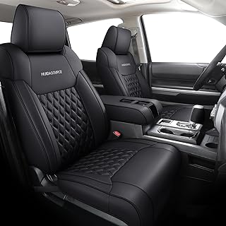 Photo 1 of Huidasource Car Seat Covers for Dodge Ram, Front & Rear Full Set Waterproof Leather Pickup Truck Seat Cushion Protector Custom Fit for 2019-2023 ram 1500 2500 3500 Crew/Mega Cab(Full Set/Black) Full Set/Black B-19:Concave Front+Flat Rear