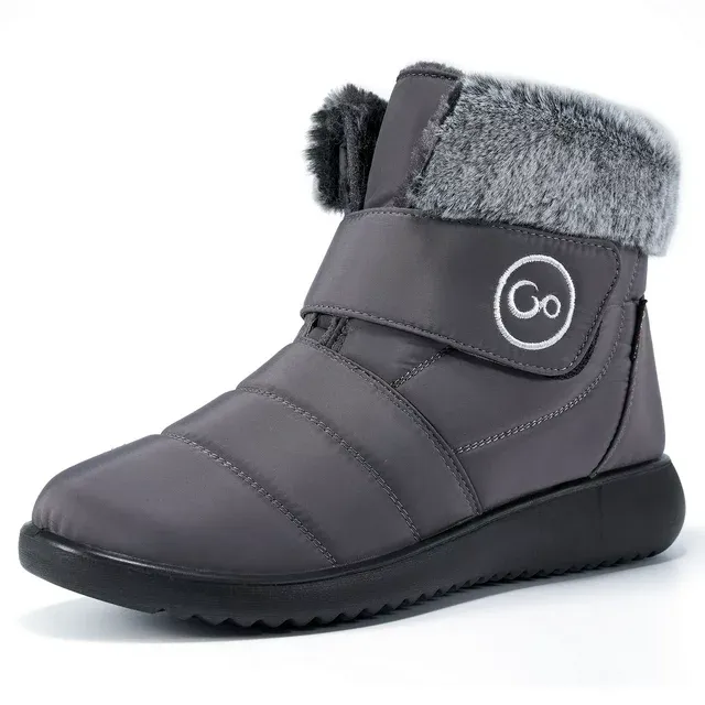 Photo 1 of [Size 9.5] Womens Winter Snow Boots Faux Fur Lined Warm Waterproof Ankle Boots
