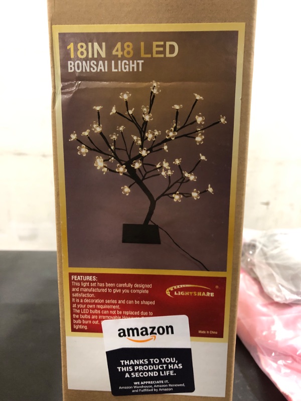 Photo 2 of 36 Led Desk Light Office Desk Decorations Table Lights for Desk Cherry Tree Light Desk Tree Lamp Decorative Light Cherry Tree Lamp Desk Tree Light Wedding White Bonsai Lights
