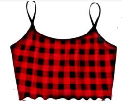 Photo 1 of [Size S] YOKVAN Cute Pj  Camisole- Buffalo Plaid