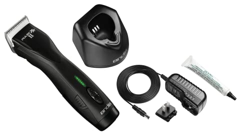 Photo 2 of Andis 79170 Pulse Zr II 5-Speed Detachable Blade Clipper, Cordless Animal/Dog Grooming, Removable Lithium Ion Battery, LED Charge Light, Black