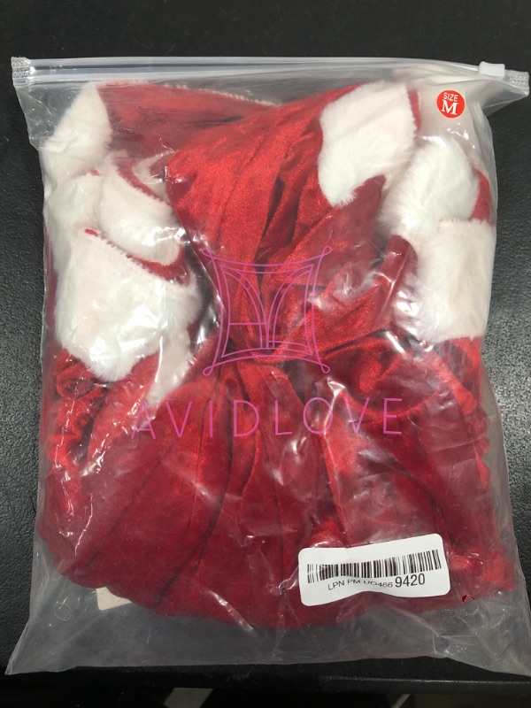 Photo 1 of [Size M] Avidlove Lingerie Set for Women Babydoll Teddy V Neck Chemise Nightgown Negligee Dress Medium 1red