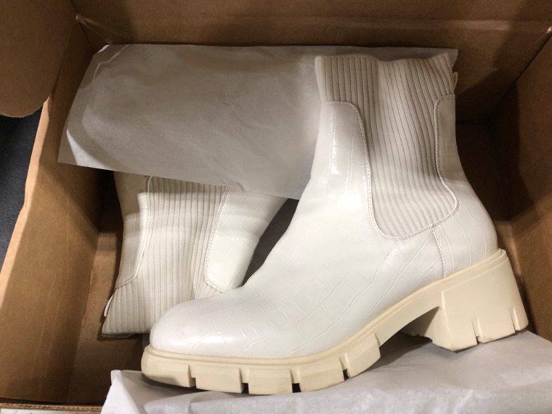 Photo 1 of [Size 11] Women's Boots- White Croc