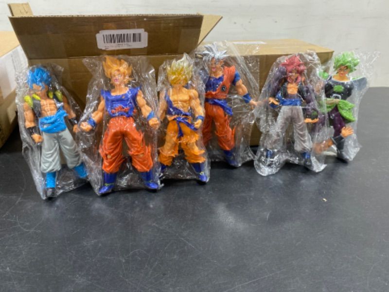 Photo 1 of 6pcs 7in Long Zhu. (DB6)- GENERIC DRAGON BALL Z FIGURES
