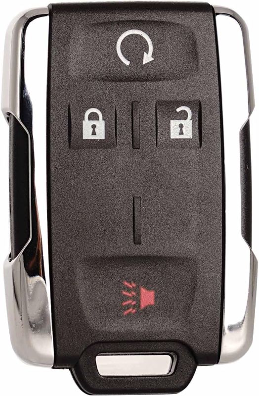 Photo 1 of Key Fob Replacement Keyless Entry Remote Start Fits for GMC Sierra Chevrolet Silverado 1500 2500 3500 2014 2015 2016 2017 2018 2019 2020 GMC Canyon Chevy Colorado 2015-2021 M3N32337100 Chrome set of 1
