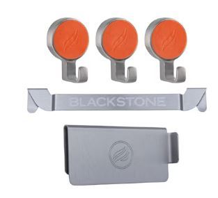 Photo 1 of Blackstone Magnetic Hooks and Grease Gate Combo Stainless Steel Tool Set
