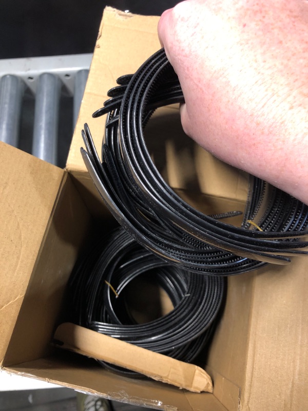 Photo 2 of BULK-BLACK PLASTIC HEADBANDS