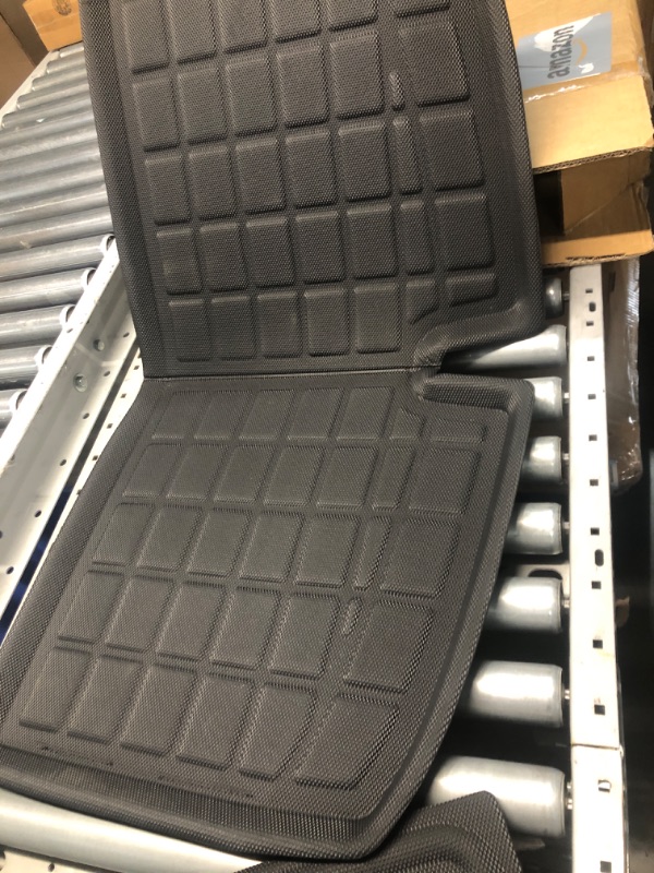 Photo 4 of (NOT FULL SET/ SEE NOTES) TAPTES 9PCS Tesla Model Y 7 Seater Floor Mats 2023 2022 2021 2020,Tesla All Weather Floor Mats 7 Seater,XPE Waterproof Model Y Cargo Frunk Trunk Mats Cargo Liner Interior Accessories 2020-2023