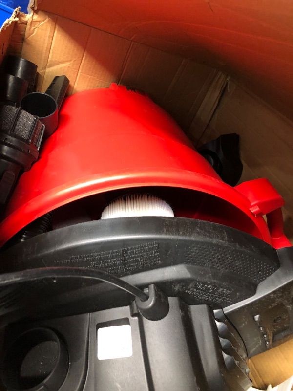 Photo 2 of 
Craftsman 20 Gal Corded Wet/Dry Vacuum 12 Amps 120 V 6.5 HP

