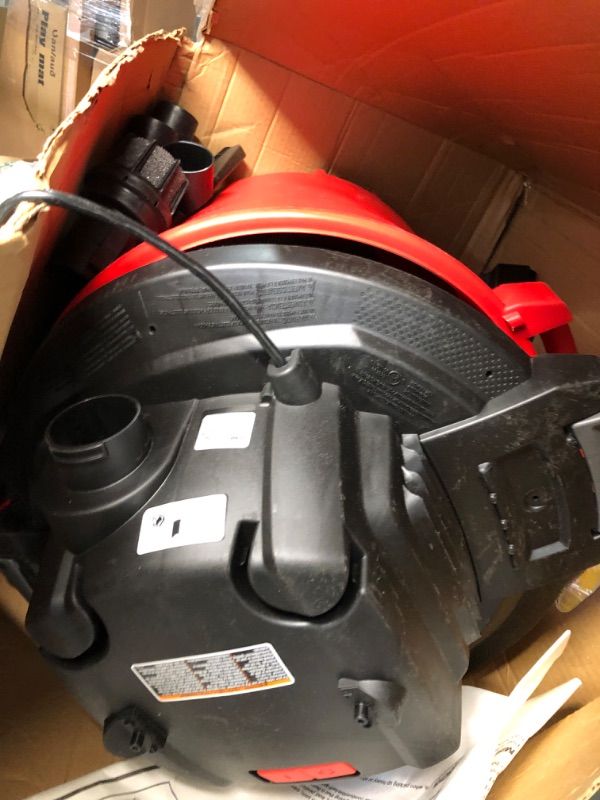 Photo 4 of 
Craftsman 20 Gal Corded Wet/Dry Vacuum 12 Amps 120 V 6.5 HP

