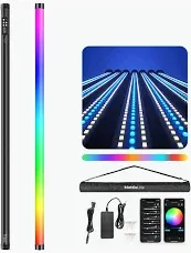 Photo 1 of Mettlelite TLX2 2 Light Kit RGB Tube Light LED Full Color Portable Video Light with APP DMX Control 2 ft 2800K-8000K CRI96 TLCI97 RGB CCT HSI Light Effects Built in Rechargeable Battery 2 Light Pack TLX2 - 2 Lights Kit