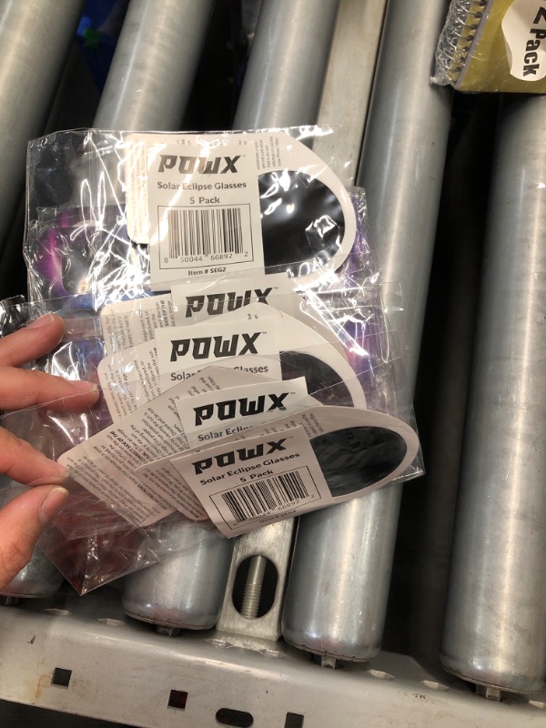 Photo 1 of **PACK OF 5
POWX Approved Solar Eclipse Glasses 2024