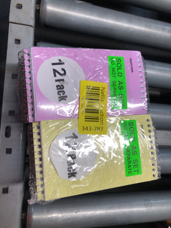 Photo 1 of **2 PACK BUNDLE*
Mintra Office Small Spiral Notebooks (3x5 Top Spiral 12pk, Pastel) 3x5 Top Spiral 12pk Pastel