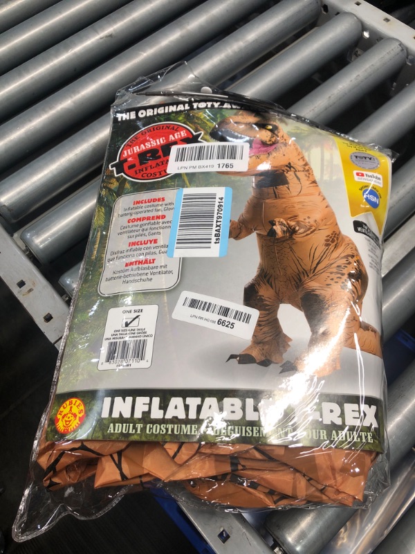 Photo 1 of Rubies Men’s T-Rex Inflatable Costume One Size Fits Most