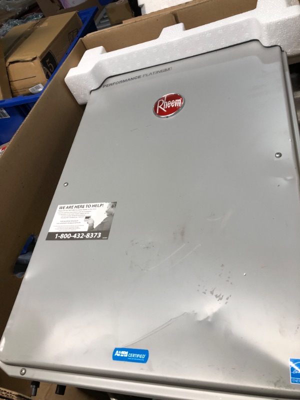 Photo 7 of **SCRATCHED, BENT, UNTESTED. SEE PICTURES**
Performance Platinum 9.5 GPM Natural Gas Super High Efficiency Indoor Smart Tankless Water Heater