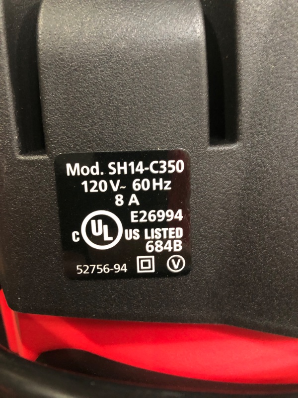 Photo 4 of (missing hose)(see images)Shop-Vac 6-Gallons 3.5-HP Corded Wet/Dry Shop Vacuum with Accessories Included
