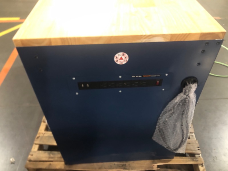 Photo 1 of [STOCK PHOTO FOR REFERENCE]
Husky 52 in. x 24.5 in. D 9-Drawer Mobile Workbench in BLUE**
