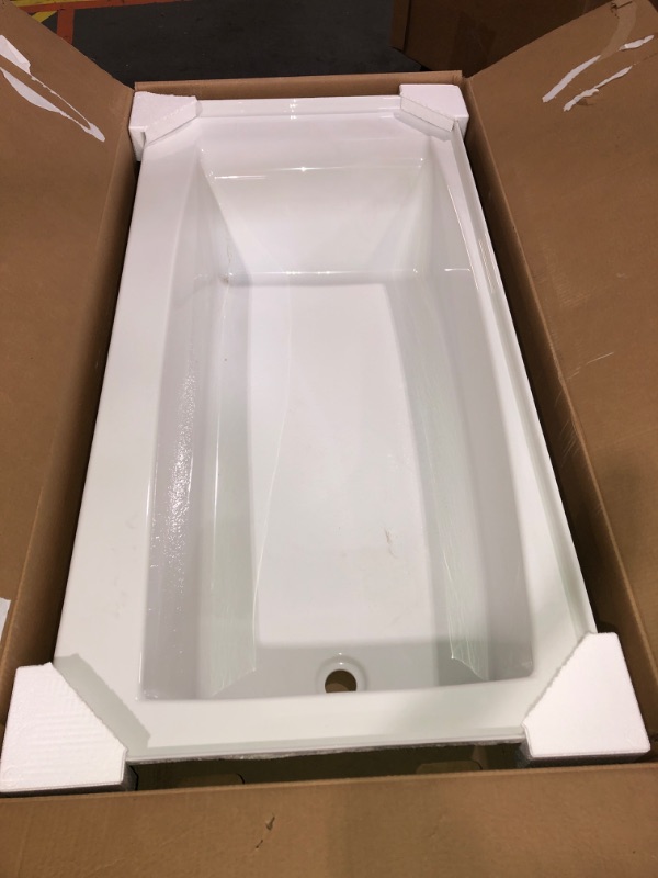 Photo 2 of (READ FULL POST) Elmbrook 60 X 30.25 X 14.5 in. Right Drain Rectangular Alcove Bathtub with Integral Apron in White