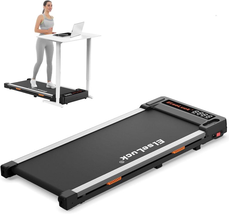 Photo 1 of ***STOCK PHOTO REFERENCE ONLY***
Walking Pad, Under Desk Treadmill for Home Office, 2 in 1 Portable Walking Treadmill with Remote Control, Walking Jogging Machine in LED Display**WHITE MARKS ON ITEM**