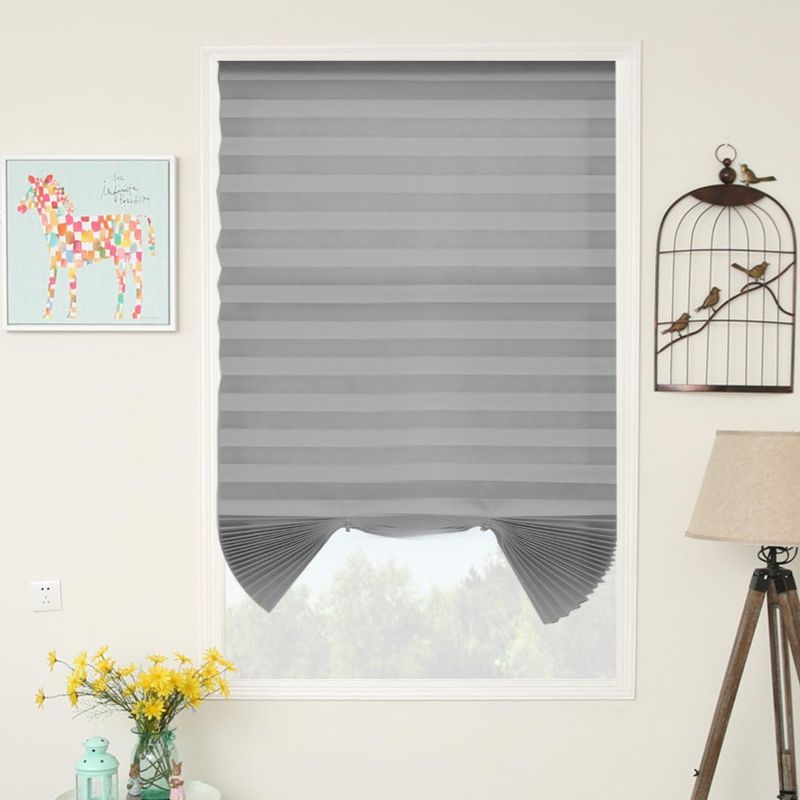 Photo 1 of *REFERENCE PHOTO**WHITE*
sunfree temporary pleated shade 3 pack 36 x 72