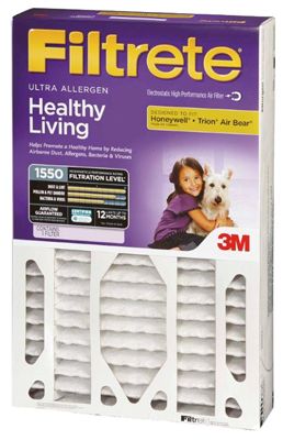 Photo 1 of **READ NOTES**Filtrete 20" X 25" X 4" Allergen Bacteria and Virus Air Filter 1550 MPR
