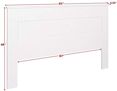 Photo 6 of (NON-REFUNDABLE) White King Flat Panel Headboard (KING) 
