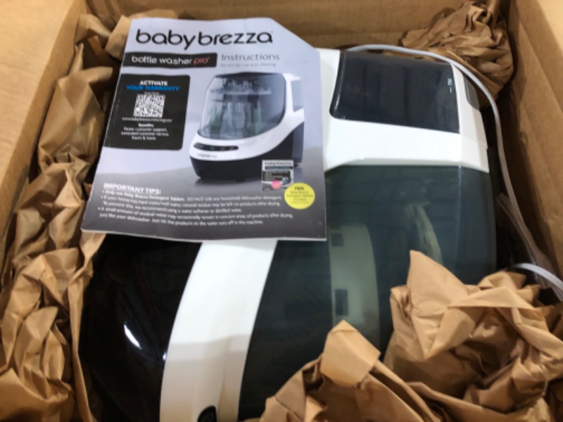 Photo 2 of (PARTS ONLY/ NO RETURNS OR REFUNDS) 
Baby Brezza Bottle Washer Pro - Baby Bottle Washer, Sterilizer + Dryer - All in One Machine Cleans Bottles, Pump Parts, & Sippy Cups - Replaces Hand Washing, Bottle Brushes and Drying Racks
