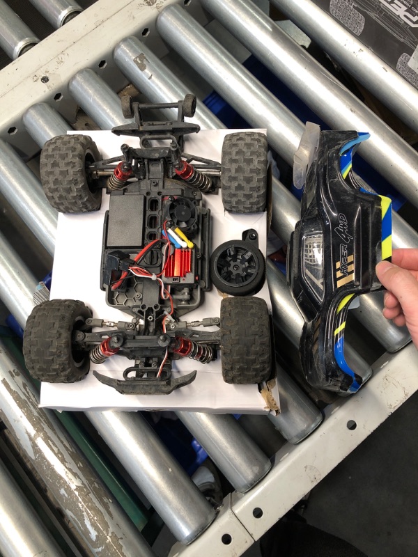 Photo 2 of ***(PARTS ONLY/ NO RETURNS OR REFUNDS)  ***
 HYPER GO H16BM 1/16 RTR Brushless Fast RC Cars for Adults, Max 42mph Electric Off-road RC Truck, High Speed RC Car 4WD Remote Control Car with 2 Lipo Batteries for Adult, Compatible with 3S Lipo

