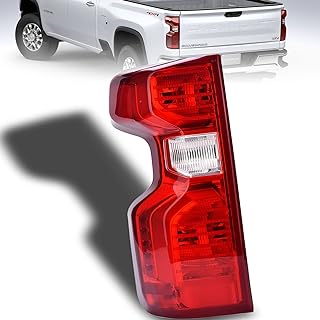 Photo 1 of (read full post) Nakuuly Tail Light Rear Lamp Halogen Type Compatible With 2019 2020 2021 2022 2023 Chevy Silverado 1500 2500HD 3500HD NON-LED Model Left Driver Side Taillight Brake Signal Assembly with Bulb & Harness

