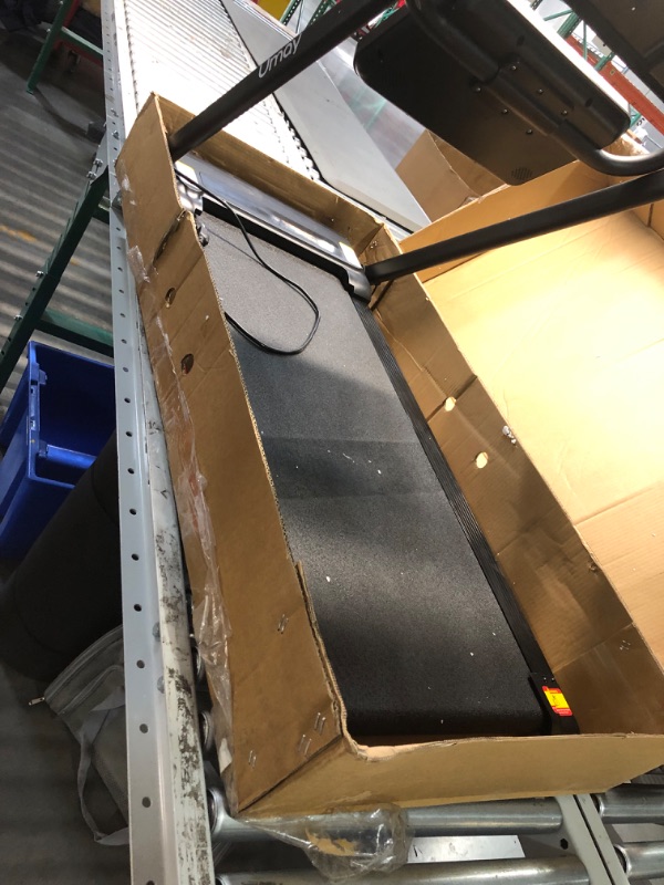 Photo 1 of ***USED - POWERS ON, BUT DOESN'T RUN - UNABLE TO TROUBLESHOOT - LIKELY MISSING PARTS***
UMAY Foldable Treadmills for Home, Quiet Folding Treadmill with Heart Rate Monitor, Silicone Shock Absorption, 7.5MHP, 265 LBS Capacity
