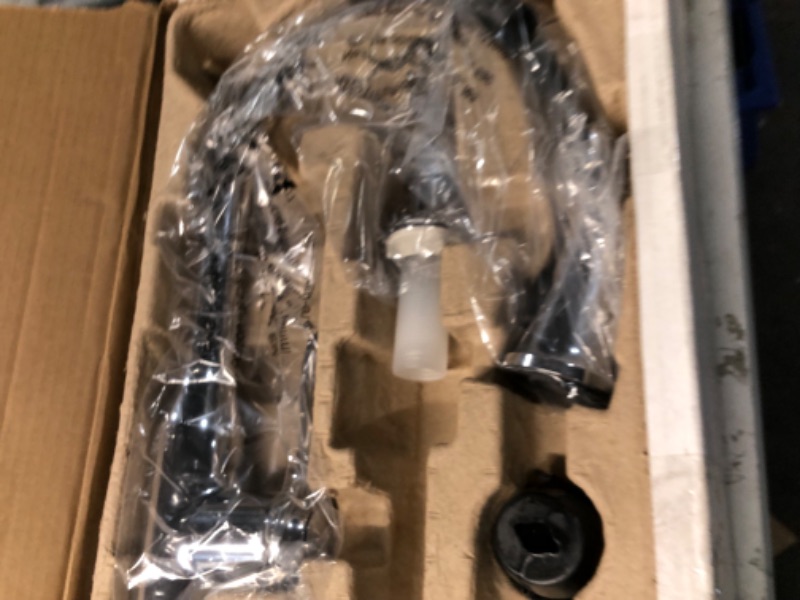 Photo 4 of ***USED - LIKELY MISSING PARTS - UNABLE TO VERIFY FUNCTIONALITY***
KOHLER REC23863-SD-CP Motif Kitchen Faucet with Pull Down Sprayer and Soap Dispenser, Kitchen Sink Faucet in Polished Chrome