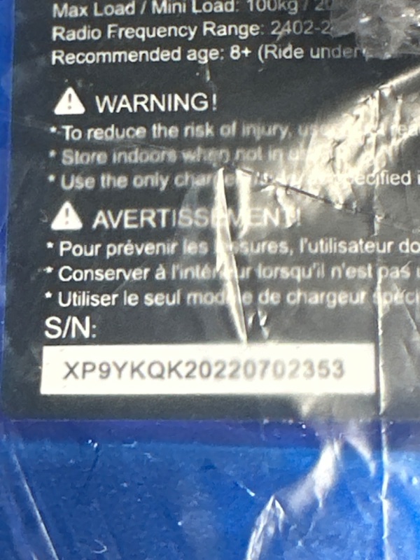 Photo 6 of ***USED - LIKELY MISSING PARTS - UNABLE TO VERIFY FUNCITONALITY***
EVERCROSS Hoverboard, Self Balancing Scooter Hoverboard with Seat Attachment, 6.5" Hover Board Scooter with Bluetooth Speaker & LED Lights, Hoverboards Suit for Kids Blue+Kart Blue