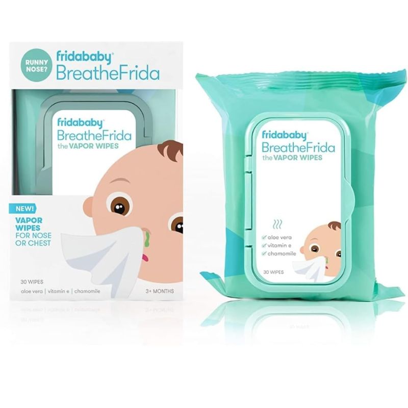 Photo 1 of *nonrefundable bundle* Breathefrida Vapor Wipes for Nose or Chest by Frida Baby 30 Count (Pack of 3)