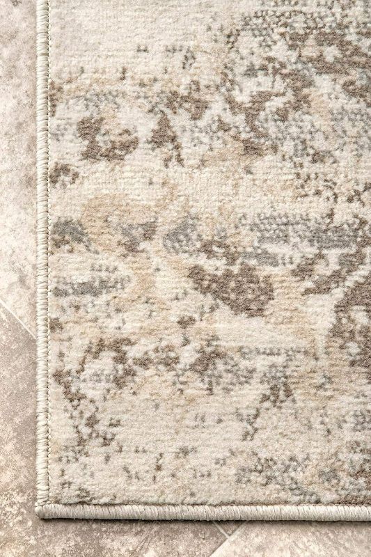 Photo 3 of (READ FULL POST) nuLOOM Freja Distressed Runner Rug, 2' 6" x 6', Beige