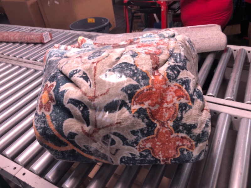 Photo 1 of Lahome Area Rug 9x12 Living Room Rugs, Large Bedroom Rug, Boho Floral Soft Non-Slip Non-Shedding