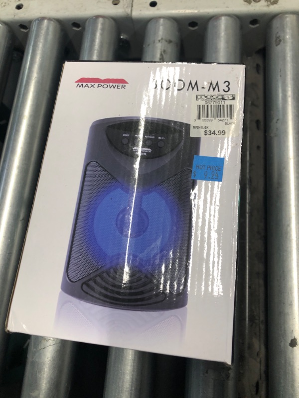 Photo 2 of MPD41L BOOM-M3 4? Portable Speaker Built in Bluetooth
