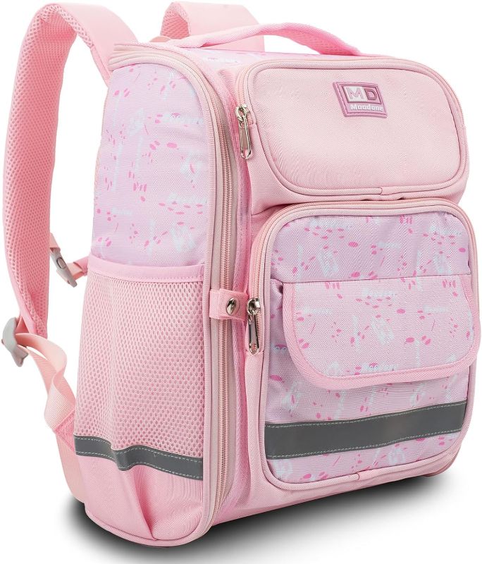 Photo 1 of Kids Backpack for Girls - 15 Inch Cute School Bag with Multiple Compartments, Padded Back Panel