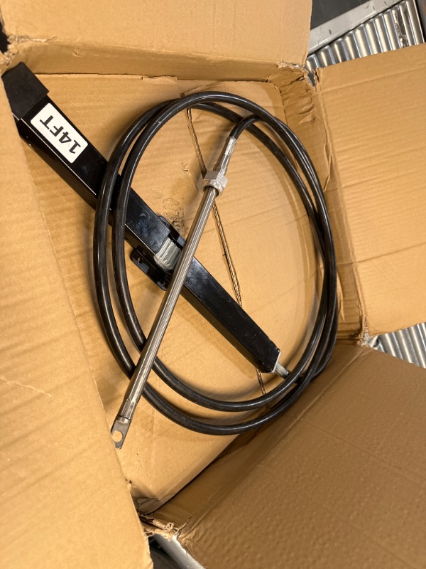Photo 1 of Holdia Marine 14 Foot Rack & Pinion Mechanical Steering Cable SSC13414 Compatible 
