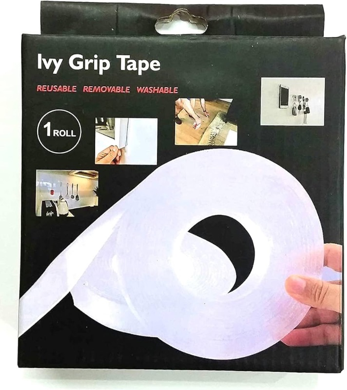 Photo 1 of Vikas Mehta || Nano Tape Ivy Grip Double Sided Tape - Multipurpose Mounting Adhesive Tape for Walls Home Kitchen Carpet car Decoration (Pack of 1)
 
