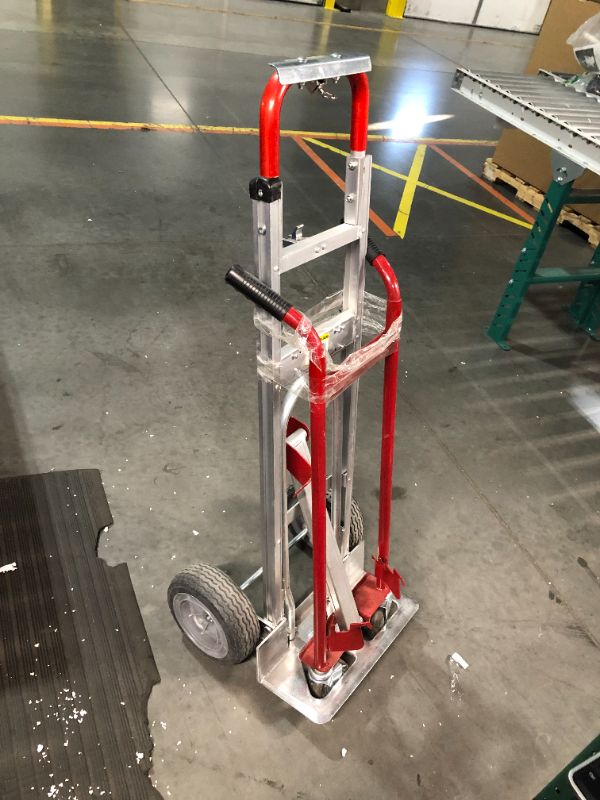 Photo 1 of ***MAJOR DAMAGE - MISSING PARTS - SEE COMMENTS***
Milwaukee 1,000 lbs. Capacity 4-in-1 Hand Truck