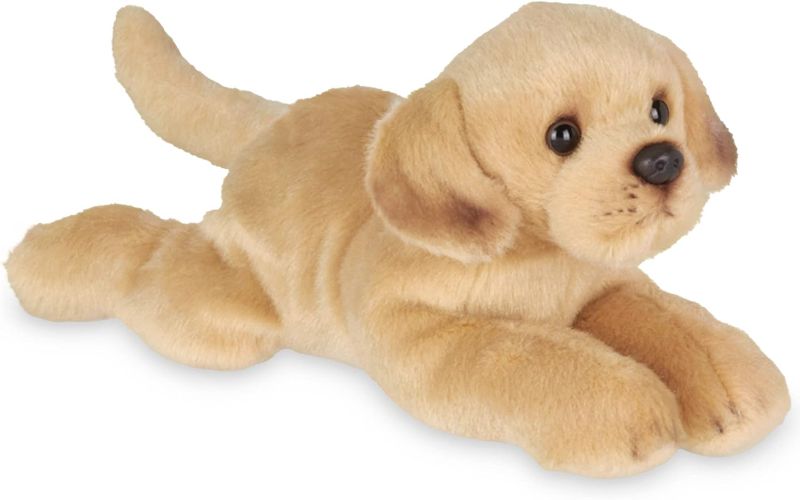 Photo 1 of Bearington Collection Lil' Jet The Labrador Retriever, 8 Inch Black Lab Stuffed Animal