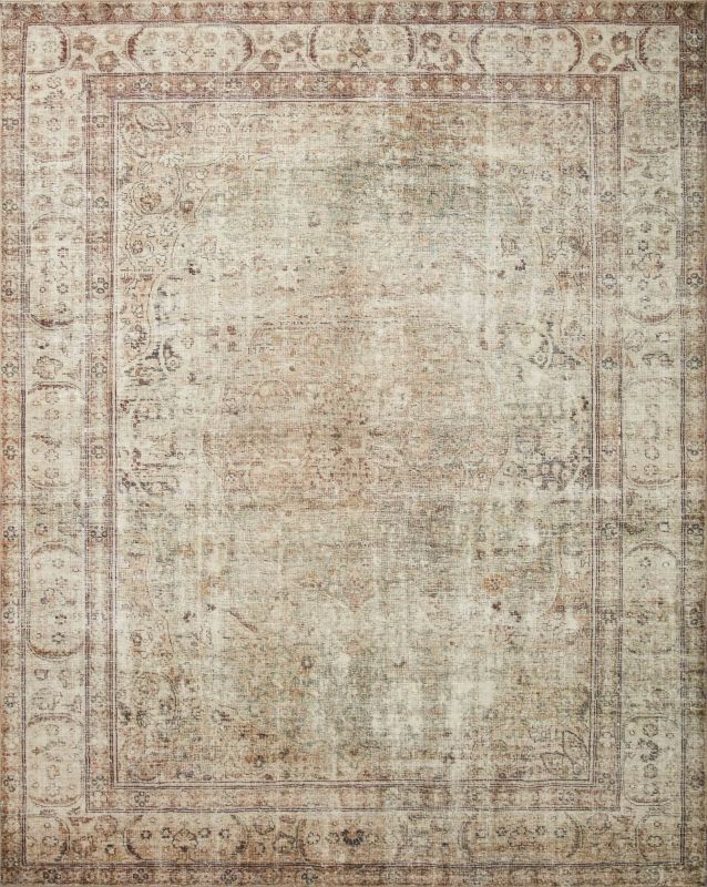 Photo 1 of ***USED - DIRTY - NO PACKAGING***
Margot Antique/Moss 2 Ft. 3 in. X 3 Ft. 9 in. Bohemian Vintage Printed Plush Area Rug