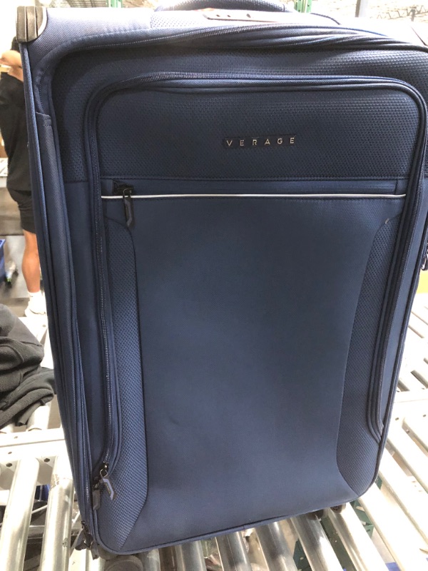 Photo 2 of (broken handle)(see all images) Verage Toledo Softside Expandable Suitcase with Spinner Wheels, Lightweight Luggage 