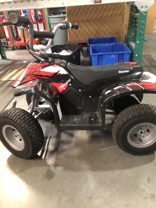 Photo 4 of ***FACTORY SEALED***Razor Dirt Quad Electric Four-Wheeled Off-Road Vehicle - Black