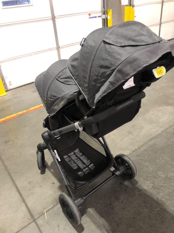 Photo 5 of **SEE NOTES** Evenflo Pivot Xpand Modular Stroller (Sabino Gray) Double Stroller