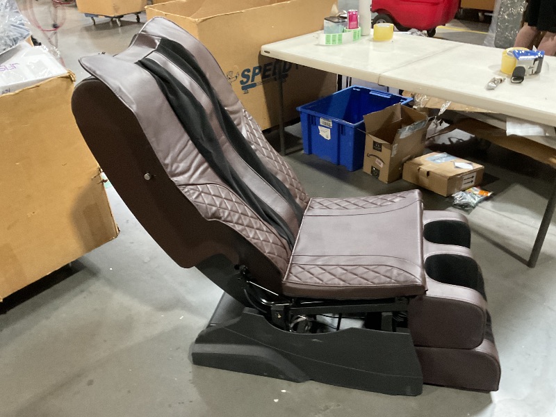 Photo 3 of **FOR PARTS ONLY**(NON REFUNDABLE)
Real Relax 2024 Massage Chair, Full Body Airbag, Dual core S Track, Zero Gravity with App Control and Heat Function, Fit Office and Home, Brown and Gold (truck or trailer pickup)